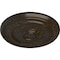 Ekena Millwork Devon Ceiling Medallion (Fits Canopies up to 3 5/8"), 15 3/4"OD x 1 1/2"P, Stone Hearth Crackle CM15DESHC - alternate 4